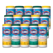 Clorox Towels & Wipes, White, Canister, Non-Woven Fiber, 35 Wipes, Fresh Scent/Citrus Blend CLO 30112